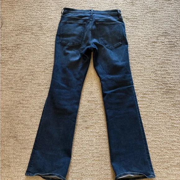 Madewell Dark Blue Flare Jeans - Picture 3 of 4